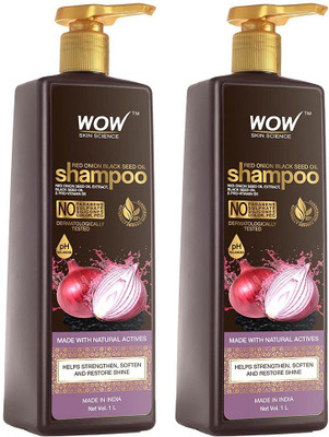WOW SKIN SCIENCE Red Onion Black Seed Oil Shampoo(2 L)