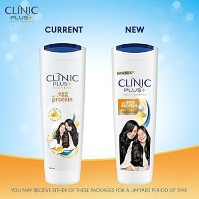 Clinic Plus Volume Strength & Shine With Egg Protein Shampoo 175ml X 2UN(350 ml)