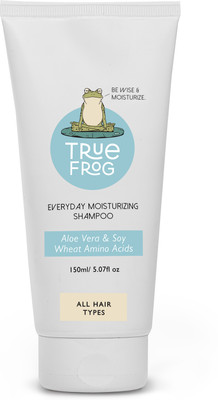 True Frog Everyday Moisturizing Shampoo for dry scalp & dull hair |(150 ml)