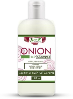 MR Ayurveda Onion Hair Shampoo | Strengthens Hair | Promotes Natural Hair Growth(120 ml)