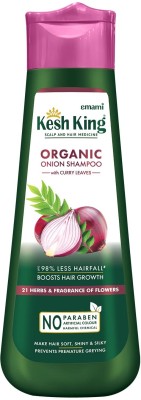 Kesh King Organic Onion Shampoo With Curry Leaves 300ml(300 ml)