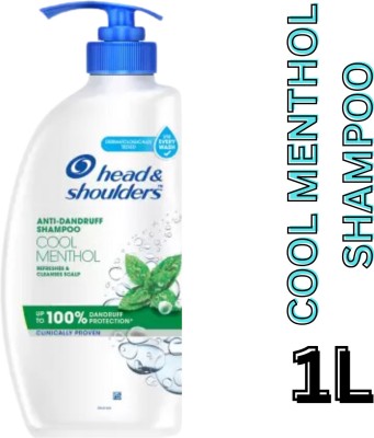 Head and Shoulders COOL MENTHOL SHAMPOO-1LTR(1 L)