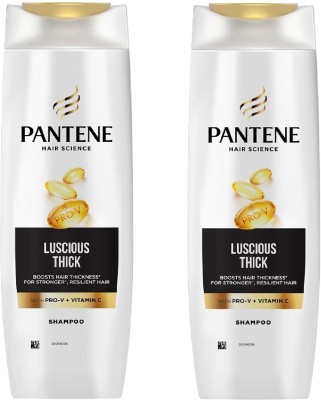 PANTENE Advanced Hair Fall Solution Luscious Thick Shampoo Pack Of 2(680 ml)