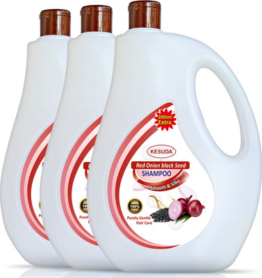 KESUDA Advanced Onion Shampoo for Hairgrowth and Anti Dandruff(3 L)