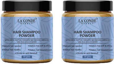 La'Conde Natural Dry Shampoo Powder for Oil Control, Volumizing & Refreshing Hair - 50g(100 g)
