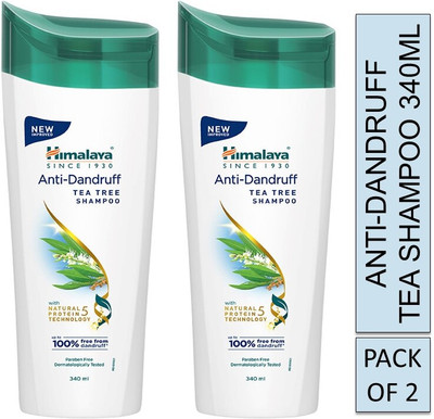 HIMALAYA Anti Dandruff Tea Tree Shampoo 340ml (Pack of 2)(680 ml)