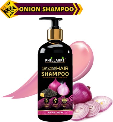 Phillauri Red Onion Black Seed Oil Hair Shampoo for Growth and Reduced Hair Fall(300 ml)