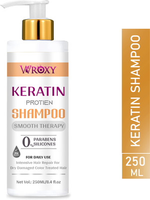 Wroxy Keratin protien shampoo for Straighter, Shinier Hair(250 ml)