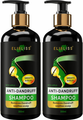 ELIBLISS Advanced Dermatologically formulated Anti Dandruff Shampoo with Apple(600 ml)