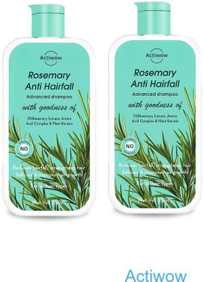ACTIWOW Rosemary Shampoo For Strengthening and Protecting Fine Hair A001(500 ml)