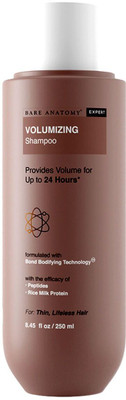 BARE ANATOMY Volumizing Shampoo | Volume For Upto 24 Hrs | Strong & Bouncy Hair | Women & Men(250 ml)