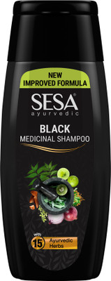 SESA Ayurvedic Shampoo for Hair Fall Control With Bhringraj and 16 Natural Herbs(200 ml)