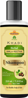 Premium Khadi Natural Amla Reetha Shampoo(210 ml)