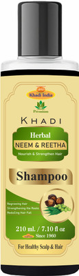 Premium Khadi Natural Neem & Reetha Shampoo(210 ml)
