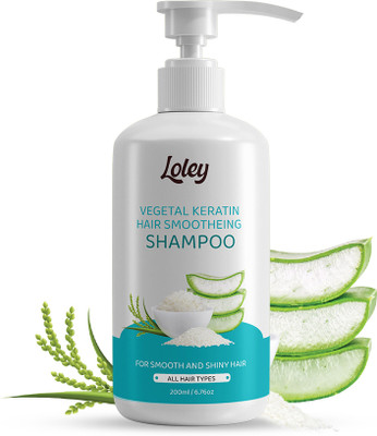 Loley Hair Smoothening Shampoo With Rice Water And Aloevera Extract|For Shiny Hair(200 ml)