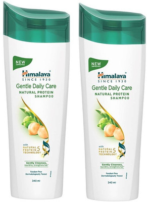 HIMALAYA Gentle Daily Care Natural Protein Shampoo 340ml ( pack of 2 ) |(680 ml)