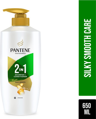 PANTENE Hair Science 2in1 Silky Smooth Shampoo+Conditioner (650 ml)(650 ml)