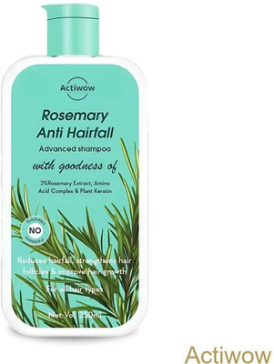 ACTIWOW Rosemary Anti Hair Fall Shampoo For tifying and Nourishing Hair(300 ml)