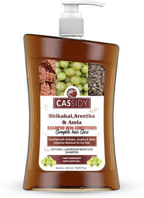 Cassidy Shikakai Shampoo for Anti hairfall and Anti-dandruff (500 ml)(500 ml)