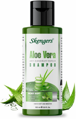 skengers Natural Aloe vera Shampoo Soft & Shiner Hair Daily Usages(100 ml)