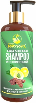 MAUR'SMAYUR NATURALS Amla, Reetha Shikakai Shampoo & Conditioner Nourishing Long and Strong Hair(100 ml)