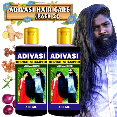 Vishvambhari Herbal Hair Shampoo For Controlling Hair Fall & ReGrowth Hair with Alma,Mulethi(200 ml)