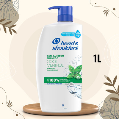 Head and Shoulders Cool Menthol Anti Dandruff Shampoo for Women & Men(Cool B)(1 L)