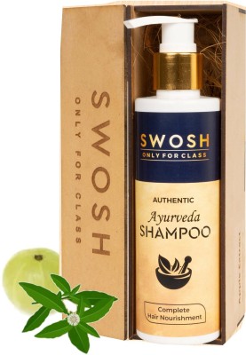 SWOSH Shampoo Reduces Hair Fall Paraben Free Natural Ingredients For All Hair Type(200 ml)