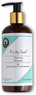 Fix My Curls Squeaky Cleansing Shampoo For Curly and Wavy Hair, 250ml(250 ml)