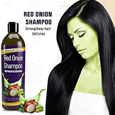 Manarya Onion Shampoo With Goodness of Aloe Vera & Coconut Reduces Hair Fall, Breakage(200 ml)
