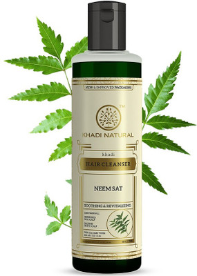 KHADI NATURAL Neem Sat Cleanser/Shampoo(210 ml)