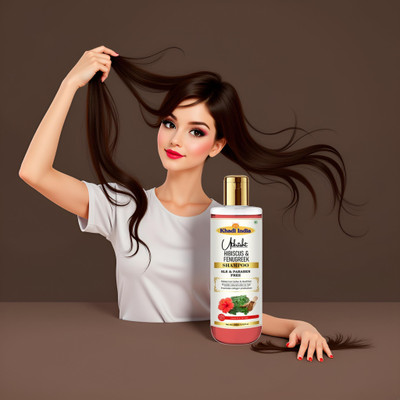 Utkrisht Khadi Hibiscus Fenugreek Shampoo to Lock in Moisture and Volume(200 ml)