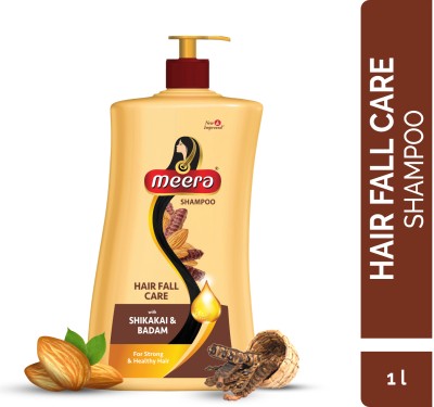 Meera Hairfall Care Shampoo,Goodness Of Badam & Shikakai,Paraben Free(1 L)