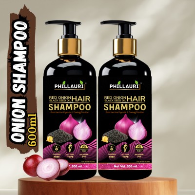 Phillauri Black Seed Oil Onion Shampoo For Hair Growth & Hair Fall Control(600 ml)