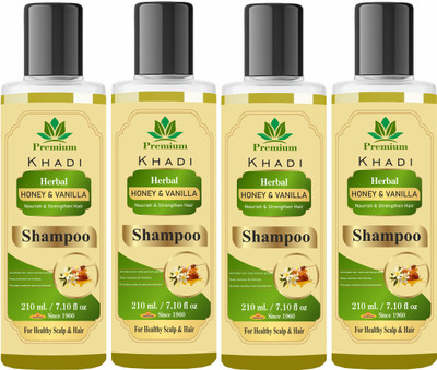 Premium Khadi Natural Honey Vanilla Shampoo(840 ml)