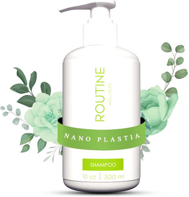 Routine Wellness Nano Plastia Shampoo – Sulfate Free, Natural Smoothing & Frizz Control(300 ml)