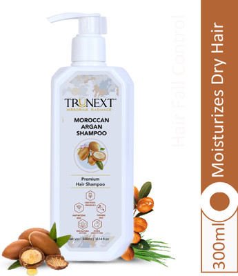 TRUNEXT Moroccan Argan Shampoo For Volumizing & Moisturizing Care For All Types(300 ml)