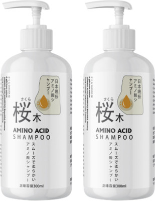 Wrixty SAKURA JAPANESE SHAMPOO Japan's No.1 Shampoo Anti Hair Loss Hair Care Shampoo(600 ml)