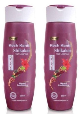 PATANJALI Kesh Kanti Shikakai Hair Cleanser Shampoo 180ML 2PCS(360 ml)