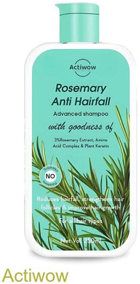 ACTIWOW Rosemary Shampoo For Balancing Oily Scalp and Reducing Hair Loss(300 ml)
