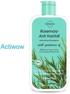 ACTIWOW Rosemary Shampoo For Adding Natural Shine and Preventing Fall(300 ml)