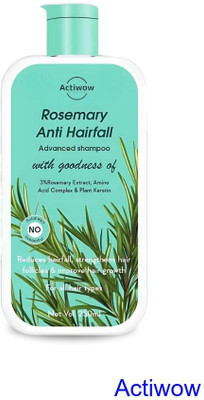 ACTIWOW Rosemary Shampoo For Enhancing Hair Texture and Promoting Growth(300 ml)