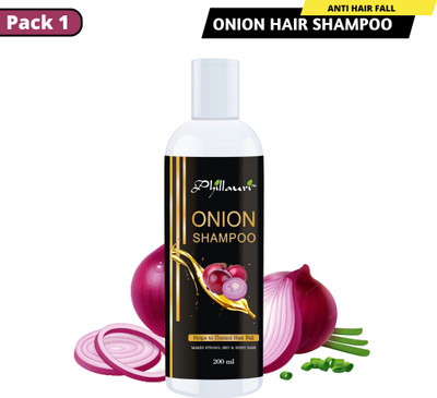 Phillauri Red Onion Hair Shampoo, 200 ml with Red Onion Oil for Strong & Healthy Hair(200 ml)