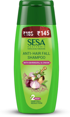 SESA Ayurvedic Anti-Hair Fall Shampoo with Bhringraj and Onion for Soft & Shiny Hair(200 ml)