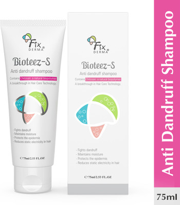 Fixderma Bioteez-S Anti Dandruff Shampoo for Itchy, Flaky & Dry Scalp For Men & Women(75 ml)