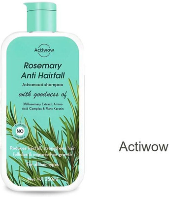 ACTIWOW Rosemary Shampoo For Boosting Hair Growth and Preventing Thinning(300 ml)