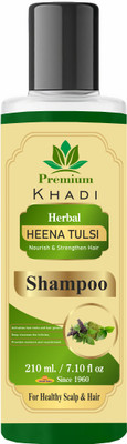 Premium Khadi Natural Henna & Tulsi Shampoo(210 ml)