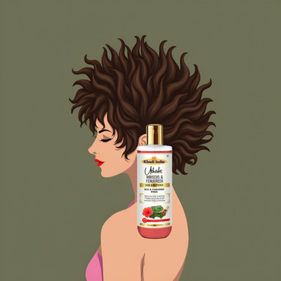 Utkrisht Khadi Hibiscus Fenugreek Shampoo for Soft Ends and Strong Roots(200 ml)