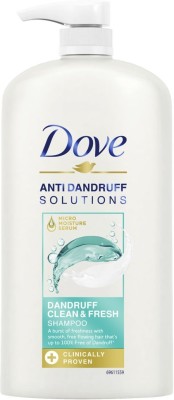DOVE Anti Dandruff Clean & Fresh Shampoo, Prevents Dandruff & Dry Scalp  (1 L)