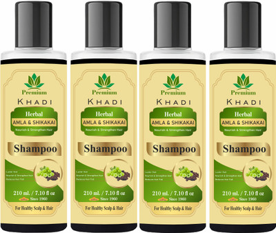 Premium Khadi Natural Amla Sikakai Shampoo(840 ml)